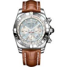 Breitling Chronomat B01 Stainless Steel Polished Bezel AB011012/G684-pilot-steel