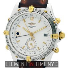 Breitling Duograph Double Date 2Tone Day & Night GMT