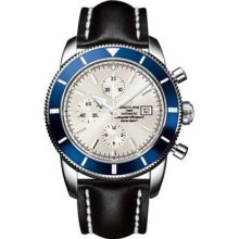 Breitling Superocean Heritage Chronographe Leather Strap A1332016/G698-leather-black-deployant