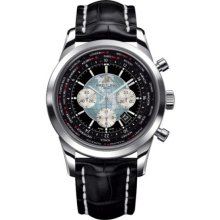 Breitling Transocean Chronograph Unitime Men's AB0510U4/BB62-CROCD