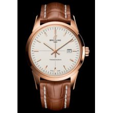 Breitling Transocean Red Gold Watch #506