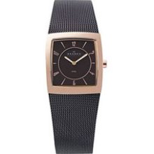 Brown Steel Mesh Women's Skagen Watch