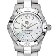 Brown TAG Heuer Watch - Women's Steel Aquaracer w/ Mother