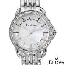 BULOVA 96R146 Japan Quartz Diamond Ladies Watch