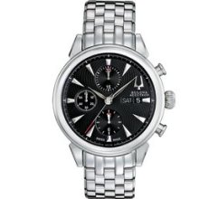 Bulova Accutron Men`s Bracelet Gemini Chronograph Watch