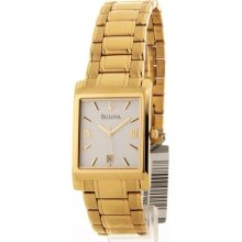 Bulova Men's Goldtone Stainless Steel Date Watch 97B103 ...