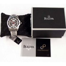 Bulova Precisionist Watch Campton Stainless Steel Bracelet 96b172