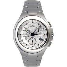 Bulova Stainless Steel Chronograph Men's Watch 96B98