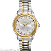 Bulova Two-tone Stainless-steel Women's Dress Watch 98l166