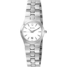 Bulova Women's 96m102 Bracelet White Dial Watch