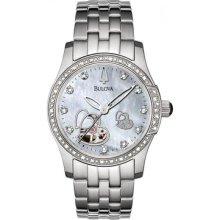 Bulova Women's 96r122 Diamond Accented Automatic Watch