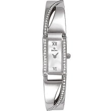 Bulova Womens Crystal Accent Dress Watch