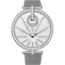 Cartier Captive de Cartier Gold & Diamond Silver Analog Dial wg600004