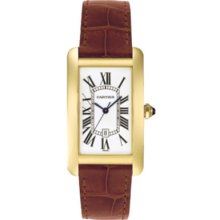 Cartier Men's Tank Americaine Silver Dial Watch W2603156