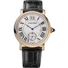 Cartier Rotonde Silver Guilloche Dial Unisex Watch W1552751