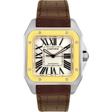 Cartier Santos 100 Automatic Men's Watch W20077X7