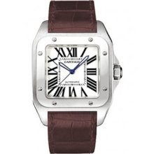 Cartier Santos 100 XL Mens Watch W20073X8BR