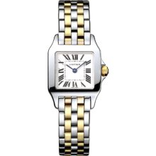 Cartier Women's Santos Demoiselle White Dial Watch W25066Z6