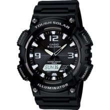 Casio Analog-digital Aq-s810w-1av Black Solar-power 100m Wr (aqs810w-1av)