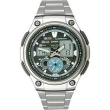 Casio AQ190WD-1A Men's Illuminator Multi-Task Gear World Time Spo ...