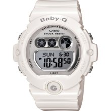 Casio BG6900-7 Women's Baby-G Sport Digital White Resin World Time Ala