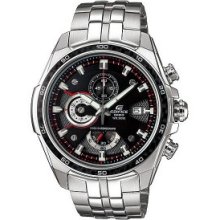 Casio Edifice Mens Black Chrono Watch EF-565D-1AVDF EF-565D-1A EF565D