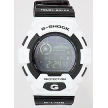 Casio G Shock Men s GWX 8900B Black White Digital Solar Watch