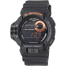 Casio Men's Gdf100-1b G-shock Twin Sensor Multi-functional Black Resin Digital