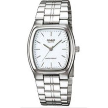 Casio Mtp-1169d-7a Quartz Analogue White Dial Silver Steel Gents Men's Watch