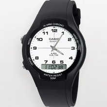 Casio Resin Analog And Digital Chronograph Watch - Men