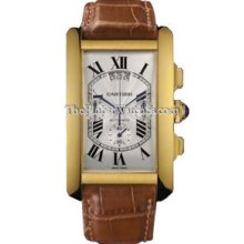 Certified Pre-Owned Cartier Tank Americaine Chrono Watch W2609256