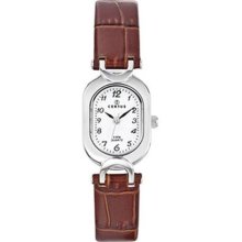 Certus Paris Women's Brown Calfskin White Dial Watch