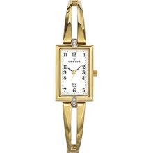 Certus Paris Women's gold-tone Brass Crystal Watch