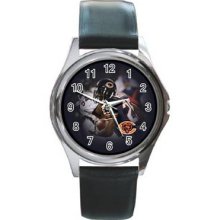 Chicago Bears 13 Round Metal Watch