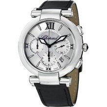 Chopard Watches Men's Imperiale Silver with MOP Center Dial Black Sati