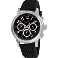 Chopard Watches Men's Miglia Black Dial Black Rubber Black Rubber/Bla