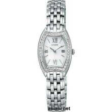 Citizen Collection Eco-drive Tonneau Ew9730-55b Ladies Watch