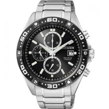 Citizen Eco-Drive Chronograph Titanium Sports Watch CA0030-61E