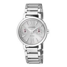 Citizen Eco-drive Ladies Sapphire Three Dial 50m Japan Elegant Watch Fd1000-57a