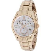 Citizen FB1153-59A Women's FB1153-59A Eco-Drive Rose Gold Tone Chronograph Watch