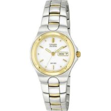 Citizen Ladies Corso Two Tone Stainless Steel Ew3034-59a Watch Rrp Â£149.00