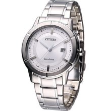 Citizen Men Pair Eco-drive Classic Watch White Aw1080-51a