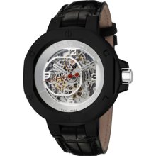 Clerc Watches Men's Icon 8 Automatic Skeletonized See Thru Silver Dial