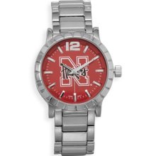 Collegiate Licensed University of Nebraska Men's Fashion Watch