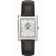 Colorado Avalanche Women's Chrome Elite Dress Watch with Leather Strap