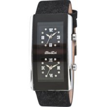 Cool Double Dial Fashion Women Watch Square Dial Creative 71038