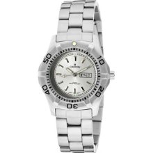 Croton CA201051SSSL Women's Silver Dial Stainless Steel Quartz Wa ...