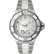 D&g Dolce & Gabbana Women's Dw0833 Anchor Round Silver Watch
