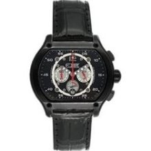 Dash Men's Watch in Black Leather ...