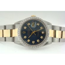 Date just rolex oyster bracelet two tone datejust rolex